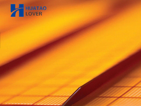 0شاشة رقيقة من البولي يوريثان بلون أحمر بفتحة 0.075 ملم لشبكة الجرعة عالية التردد