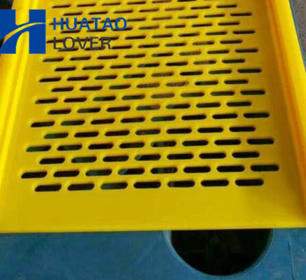 الوجه بالتخبط الحصير فتحة الشاشة 3x10mm البولي يوريثين لغسيل الفحم